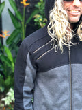 Hive Hoodie 2 tone - Black/Heather Charcoal