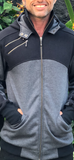 Hive Hoodie 2 tone - Black/Heather Charcoal