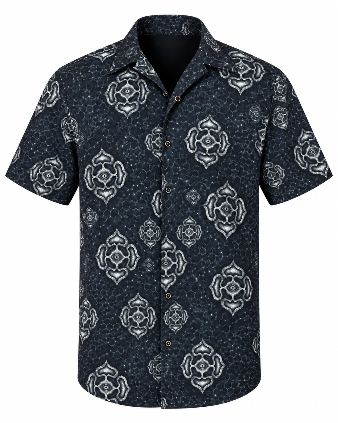 Lost in Mexico - Satin Collared shirt - 3rd Eye THC