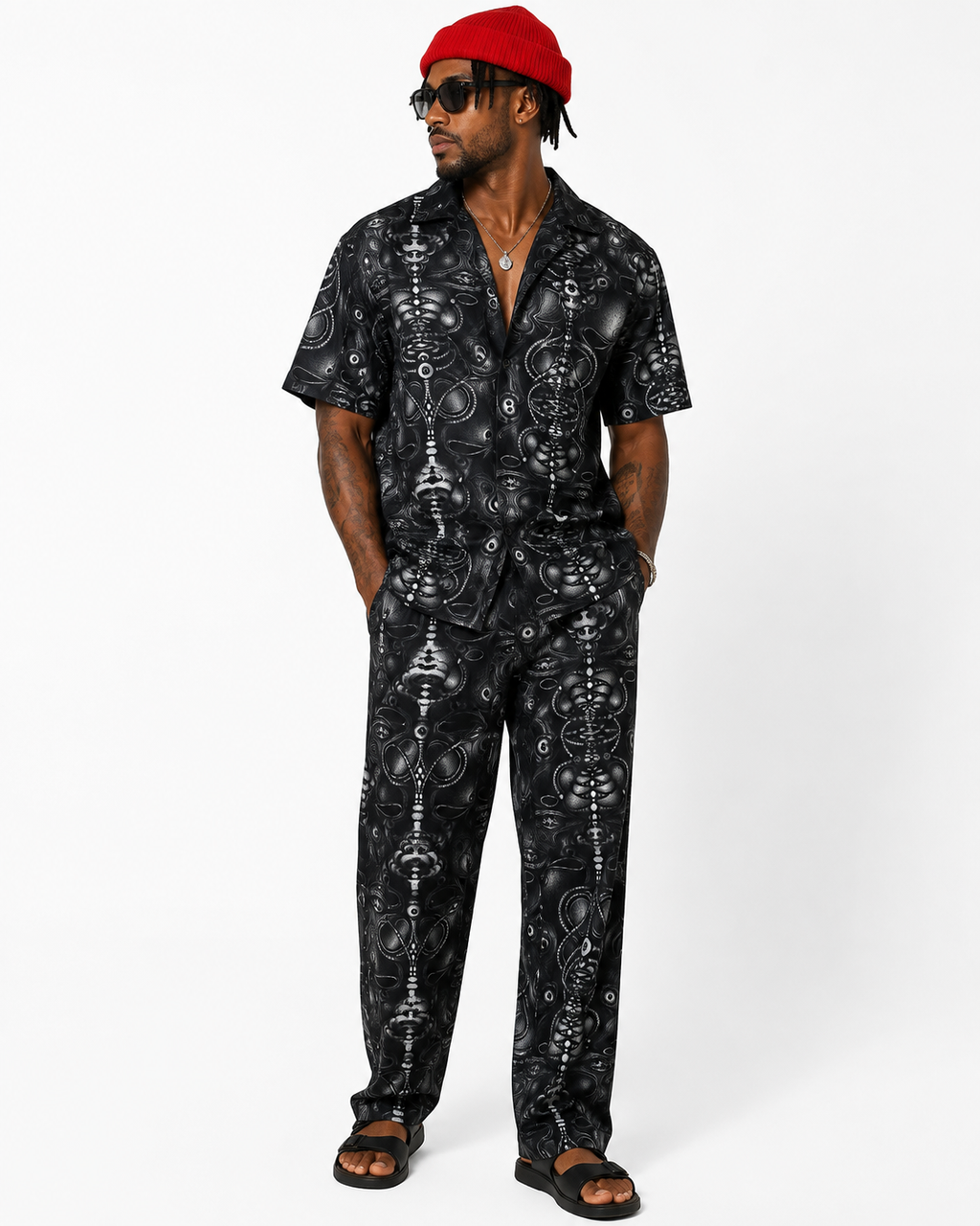Lost in Mexico - Satin Collared Shirt - JOINT Head FULL
