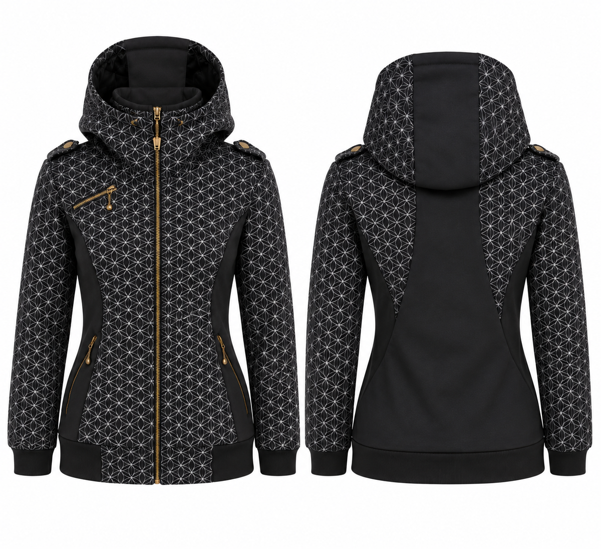 Busy Bee Hoodie Flower of Life Mix