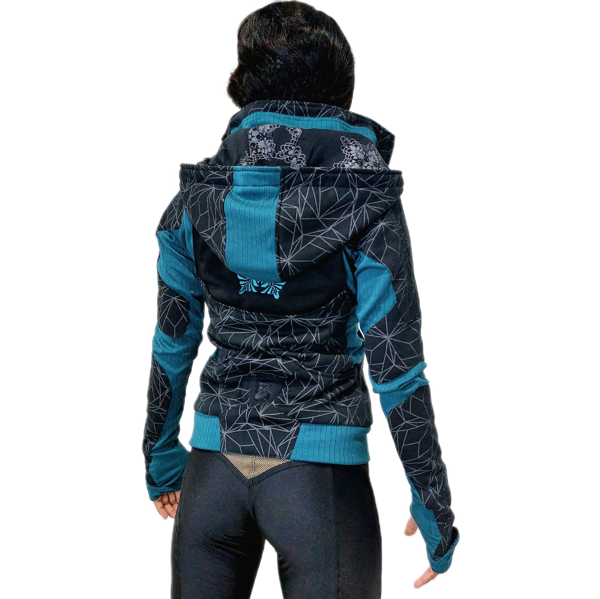 FreQ G Hoodie w LOVE molecule & ARC print