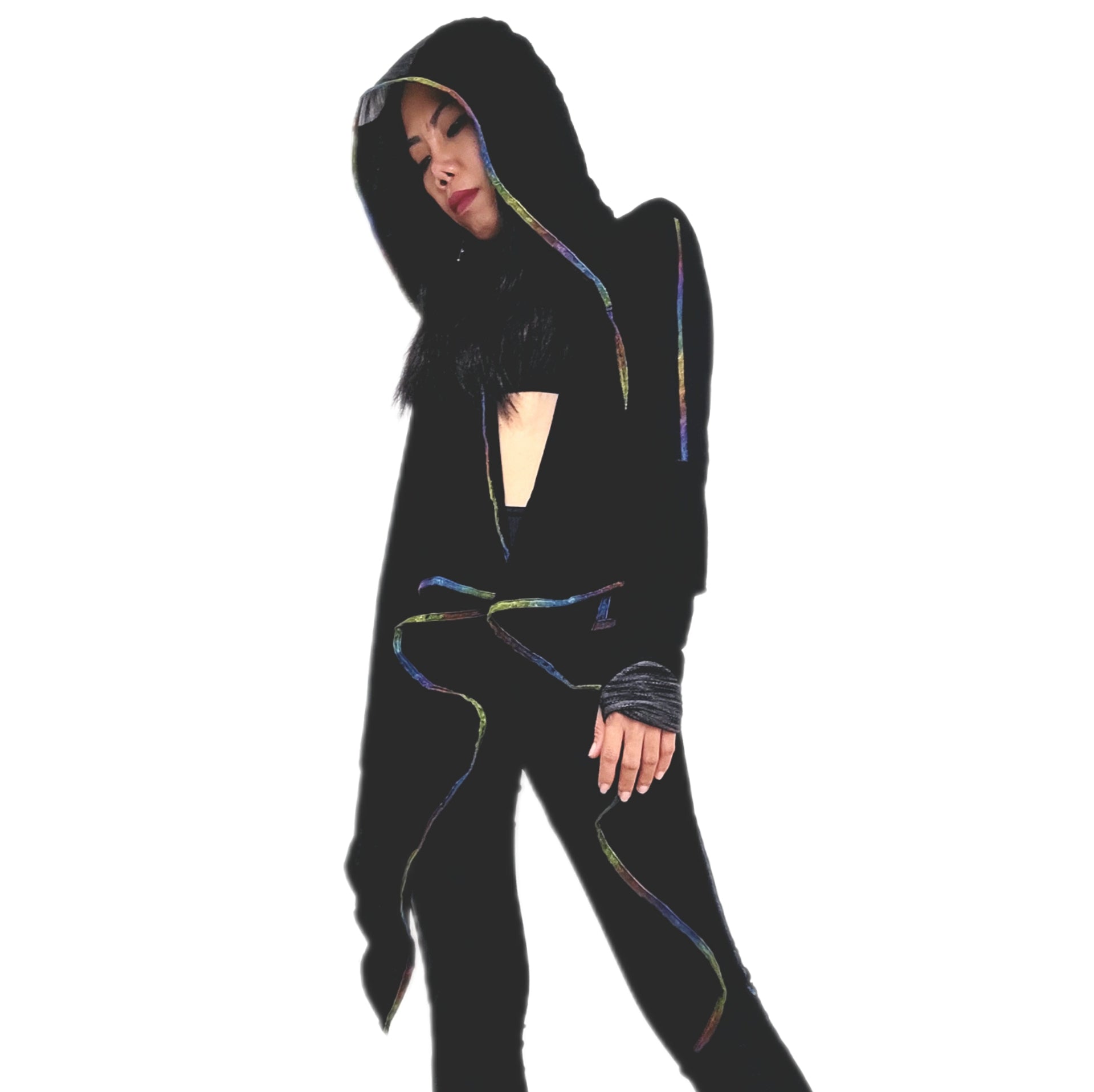 Bamboo Wrap with Rainbow accents