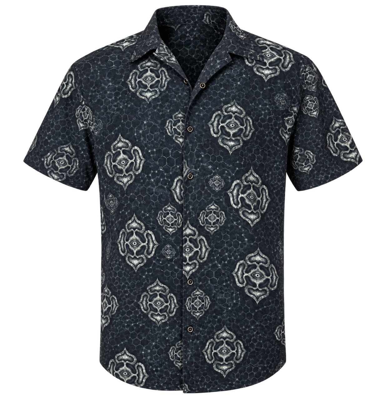 Lost in Mexico - Satin Collared shirt - 3rd Eye THC