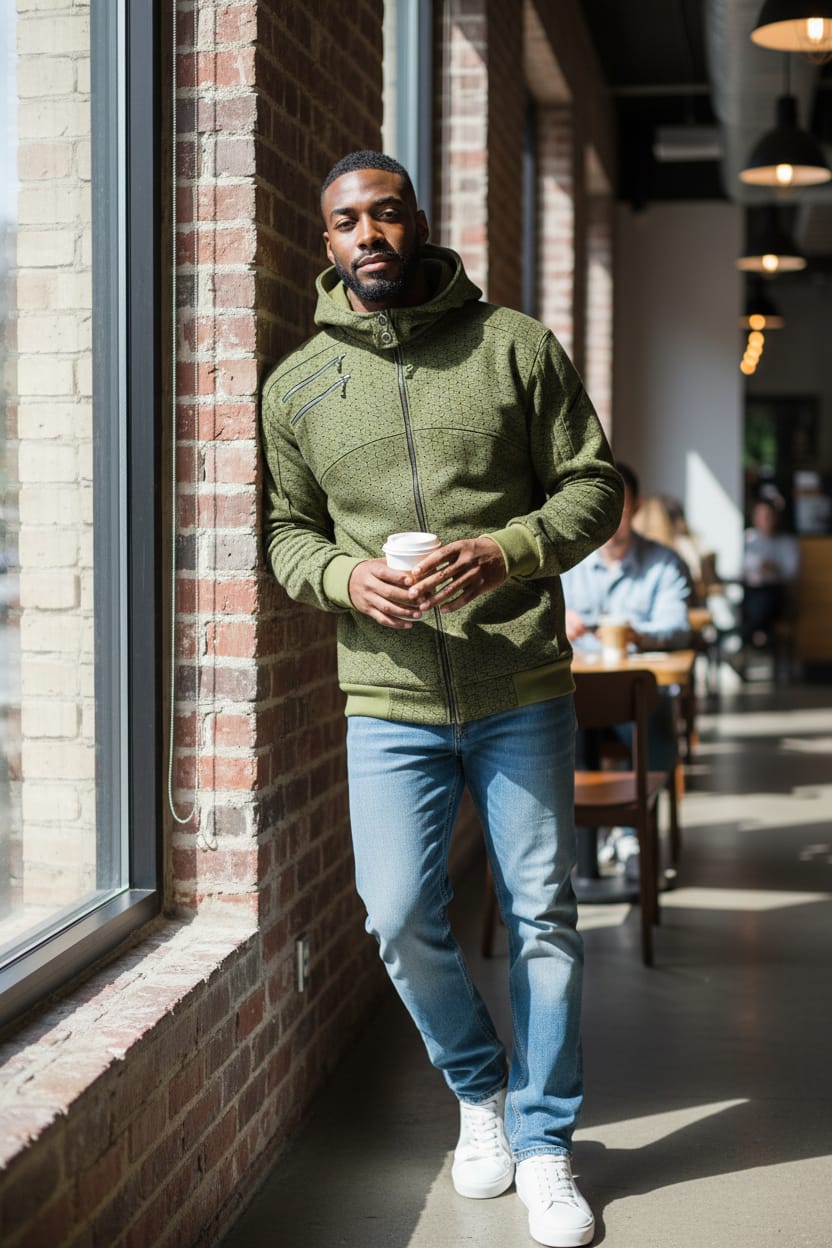 Hive Hoodie w/ Flower of Life Print