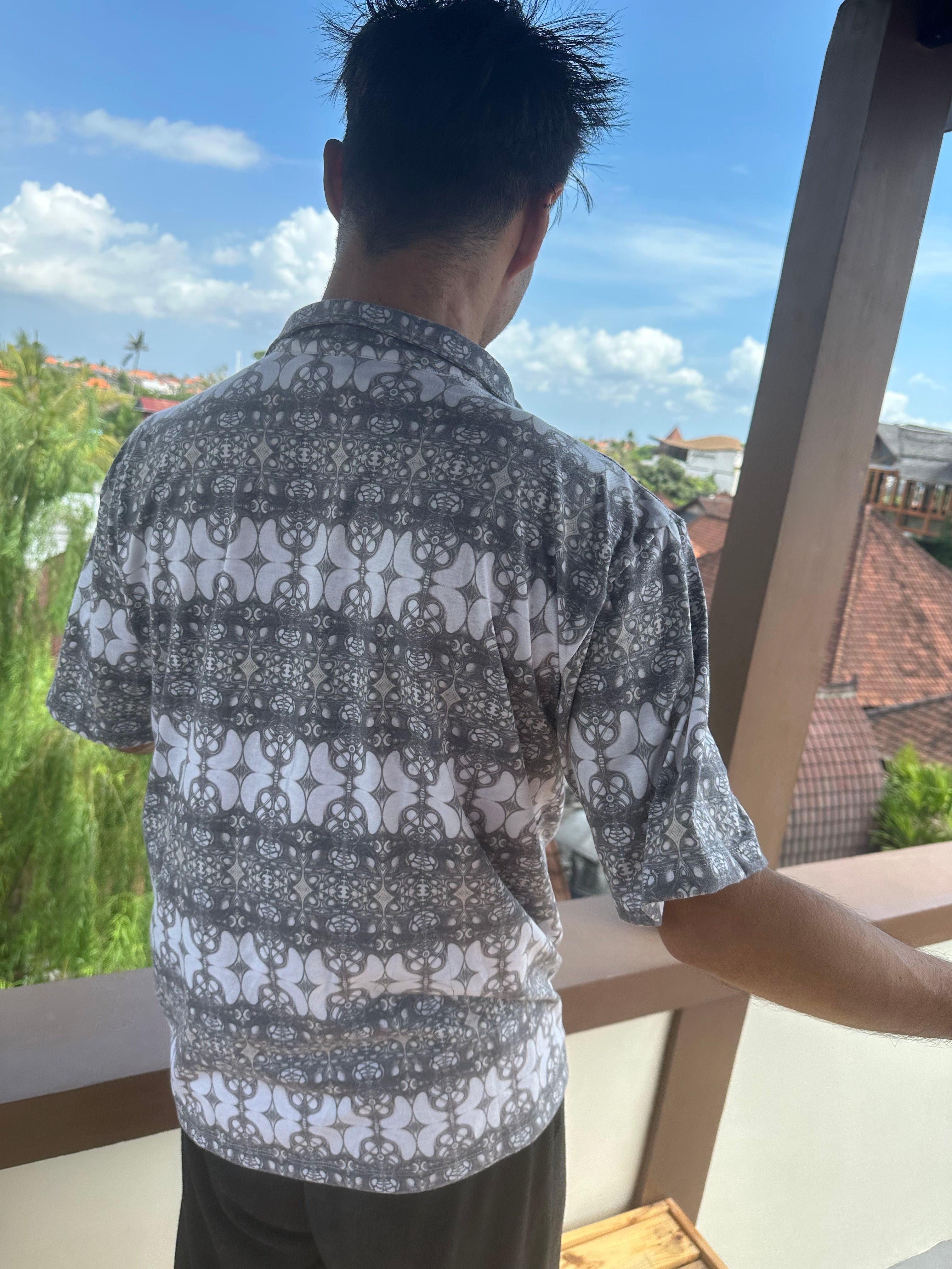 Lost in Mexico Collared Shirt - Joint Heads artwork by Matty