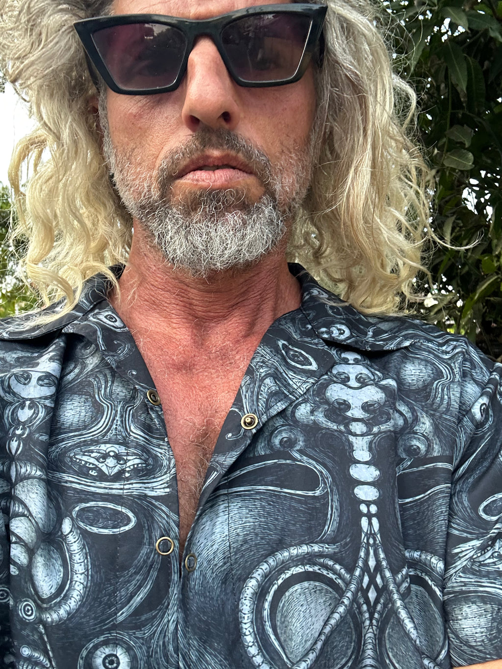 Lost in Mexico - Satin Collared Shirt - JOINT Head FULL