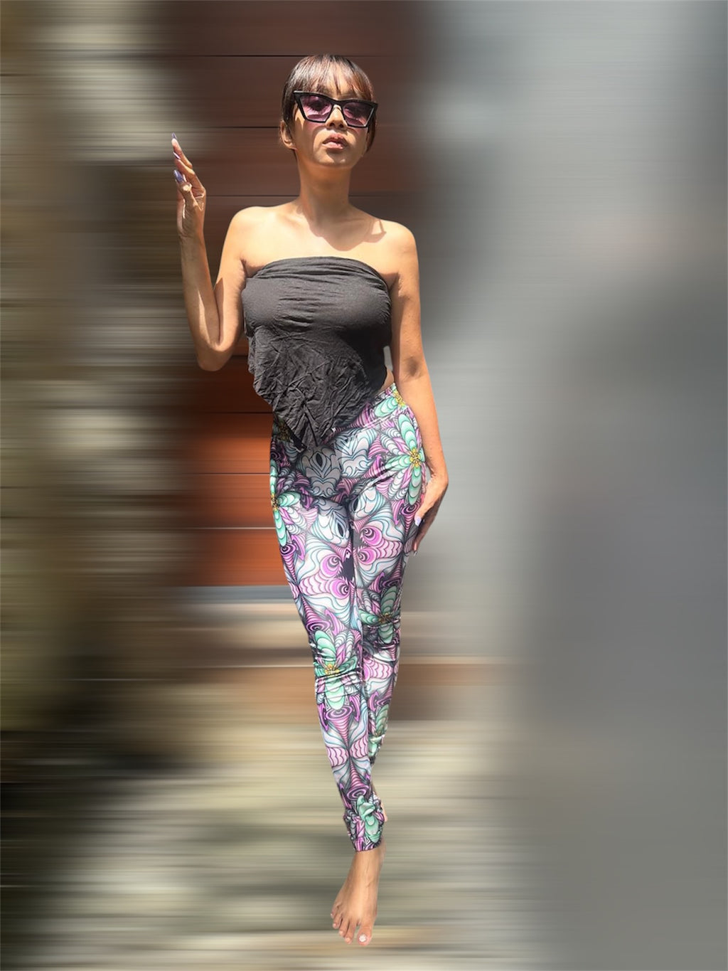 Unisex Leggings with Matty prints