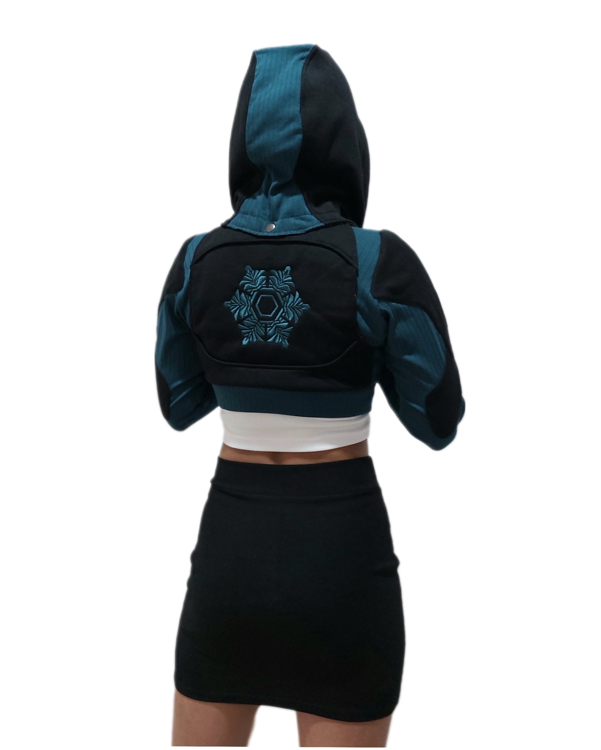 Freq G Hooded Crop Jacket
