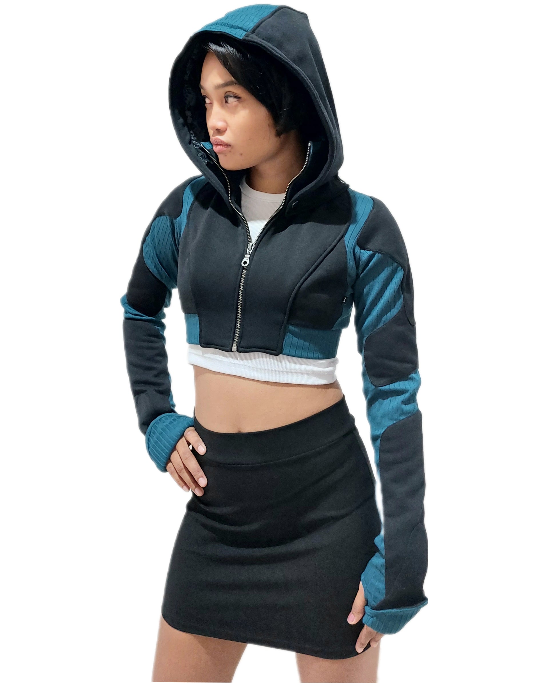 Freq G Hooded Crop Jacket