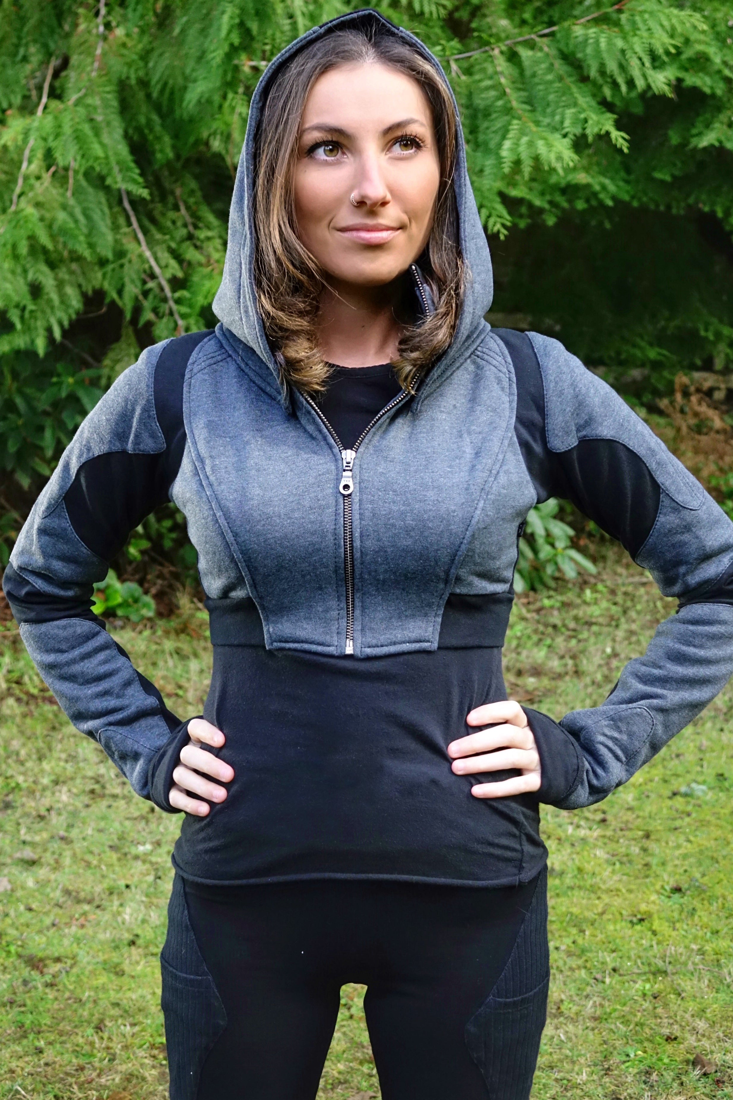 Freq G Hooded Crop Jacket