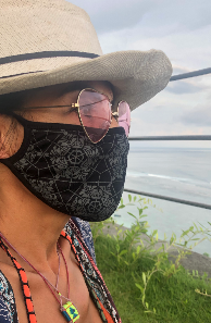 Adjustable Love Print Mask