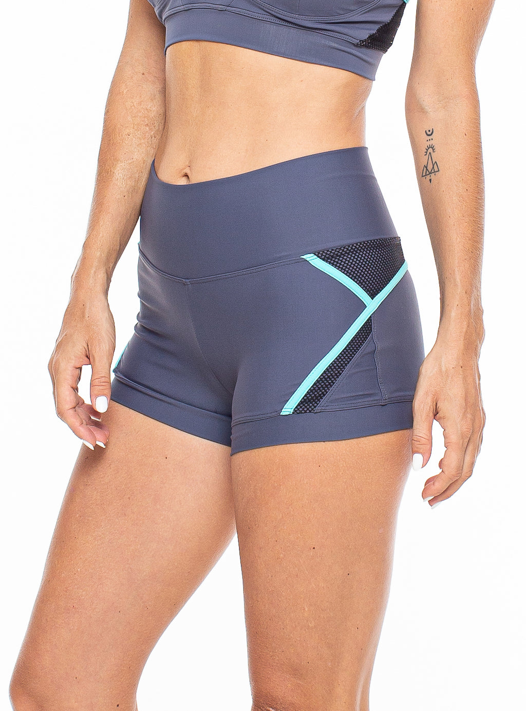 Arc High Waist Yoga Short - Nylon Spandex - Summer 2021