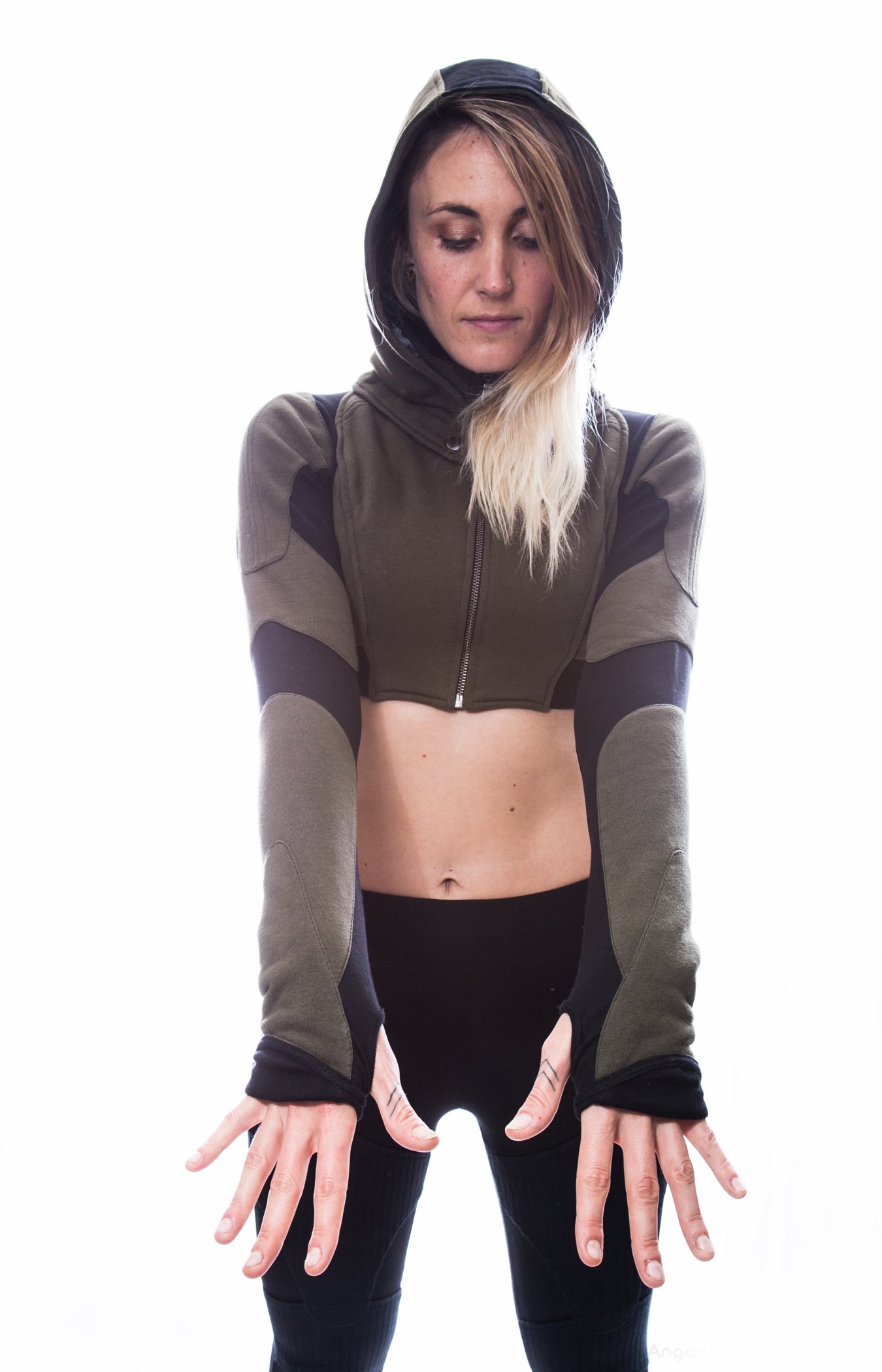 Freq G Hooded Crop Jacket