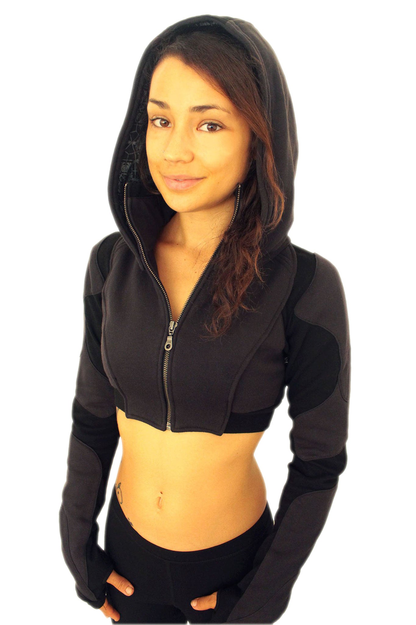 Freq G Hooded Crop Jacket