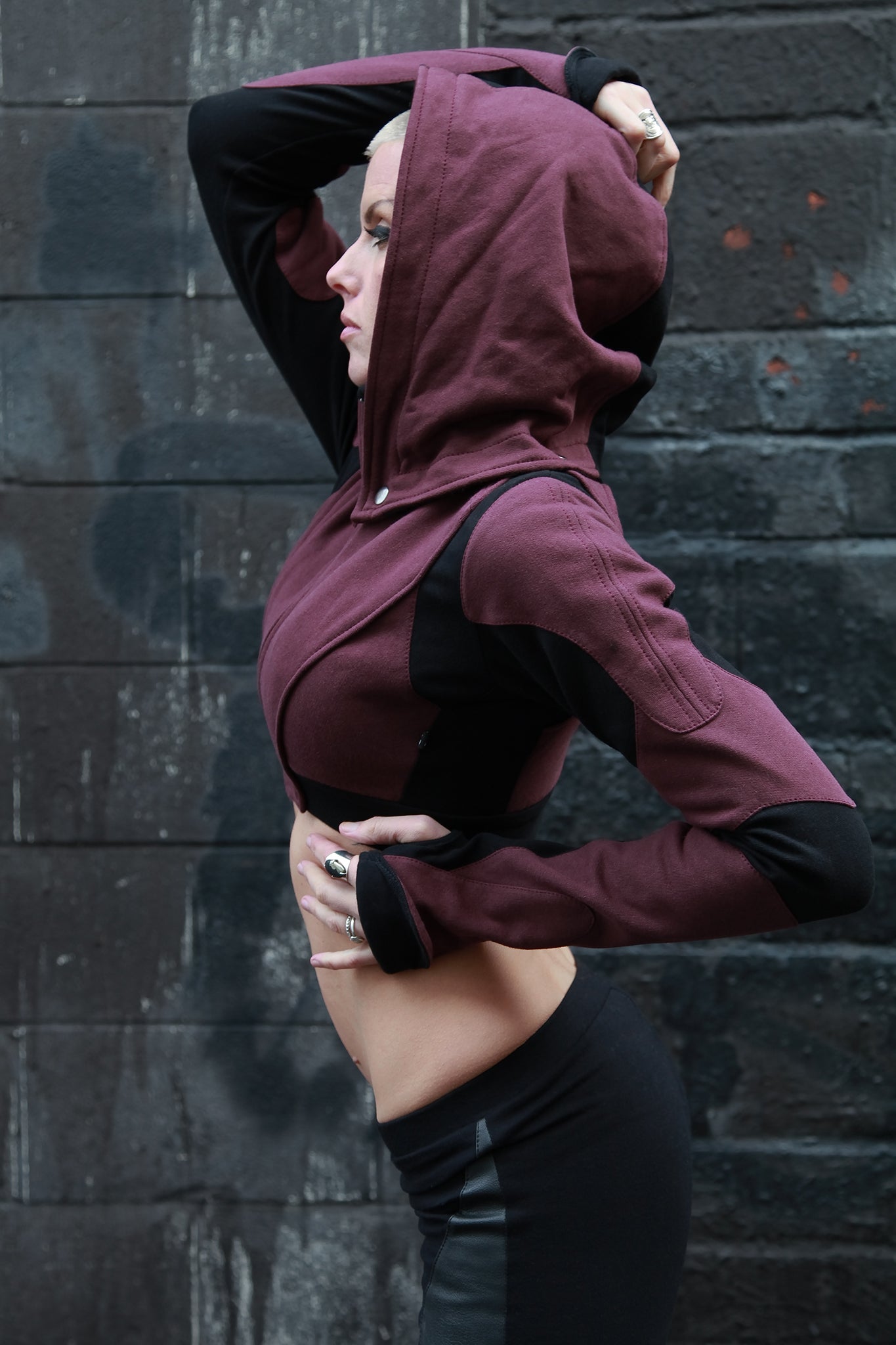 Freq G Hooded Crop Jacket