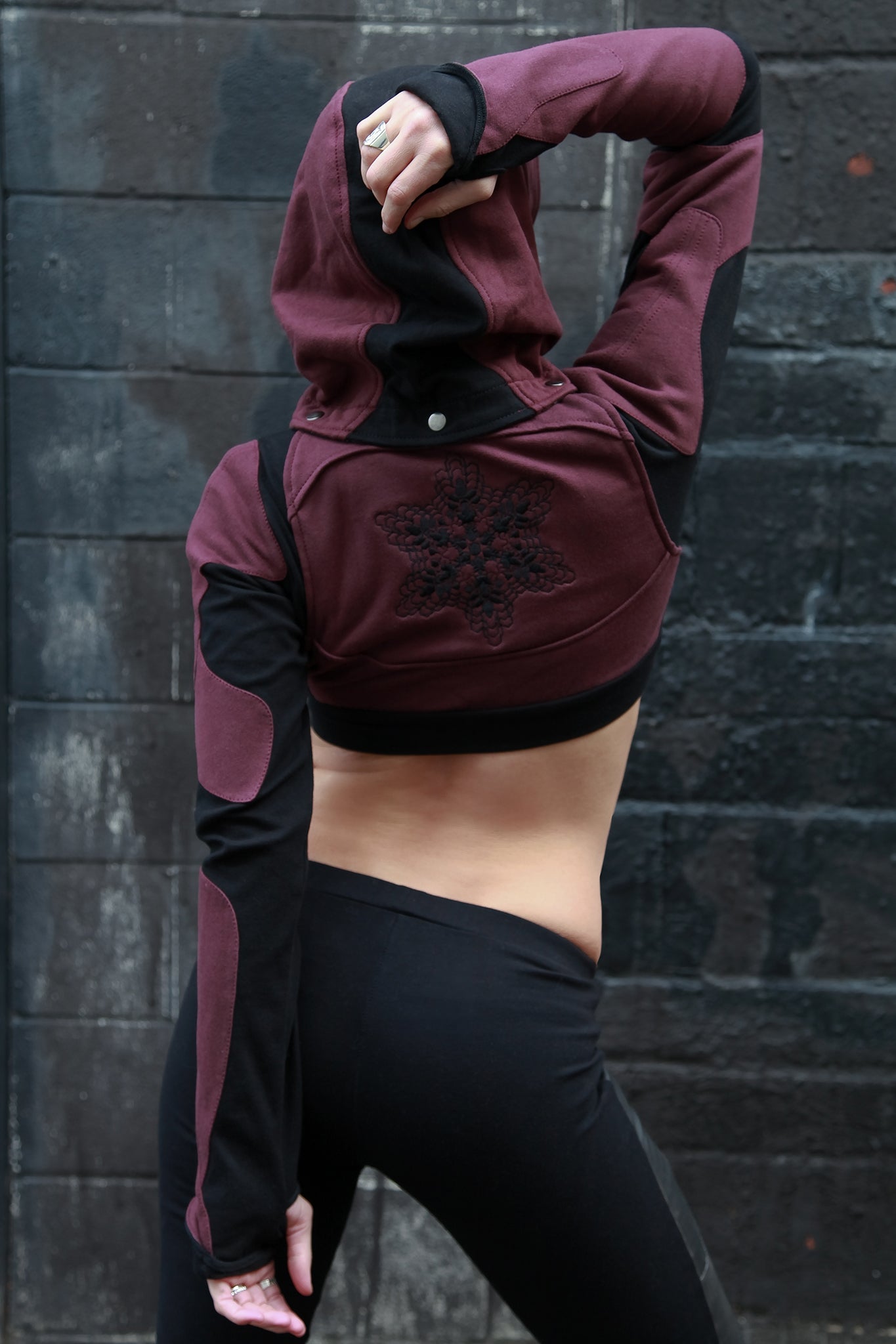 Freq G Hooded Crop Jacket