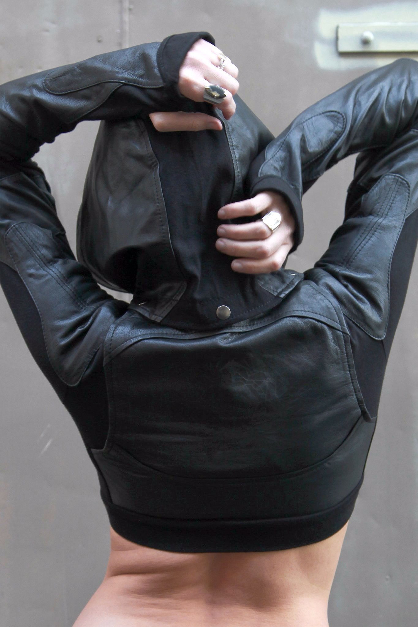 Freq G Crop Jacket - Leather - Women's Steampunk – buddhaful