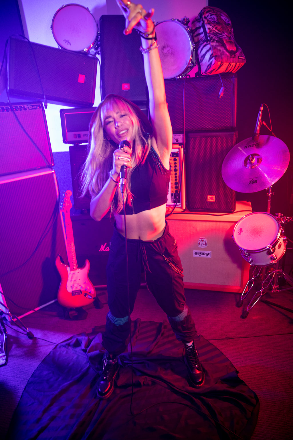 Gang Star 818 Hooded Crop Vest