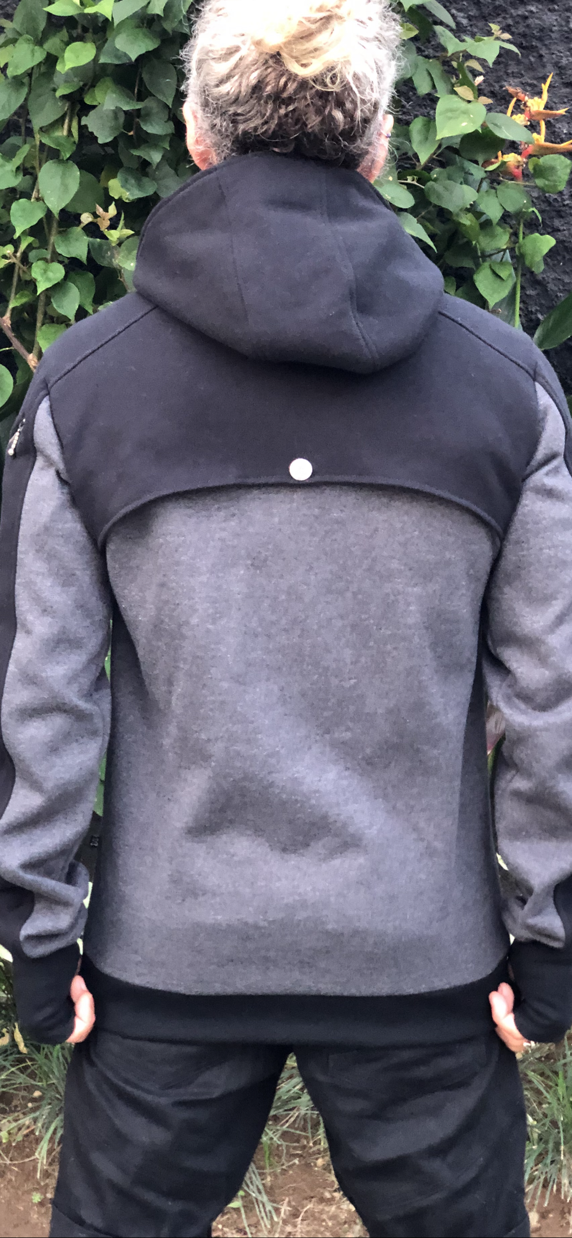 Hive Hoodie 2 tone - Black/Heather Charcoal