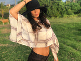 Silk Batik Cropped Top
