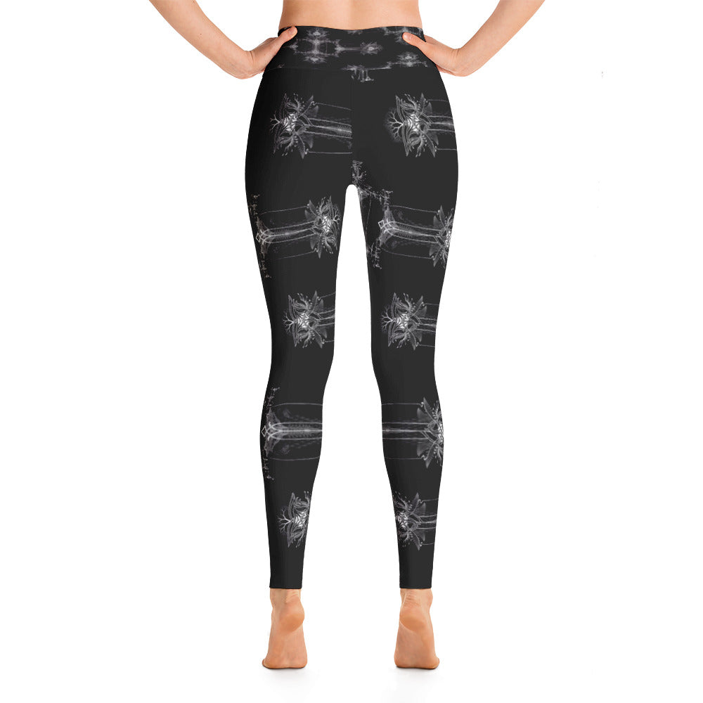 Yoga Leggings w/ Temple Print