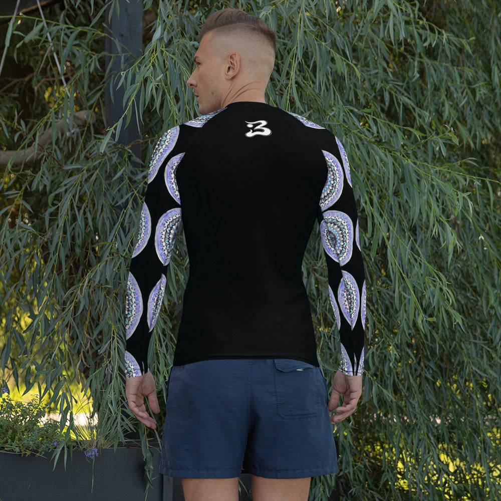 Men's Rash Guard w Colorwheel