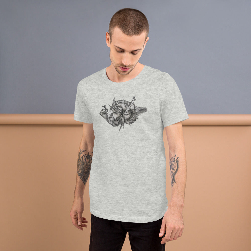 Triple Wave artwork by Matty on Unisex t-shirt