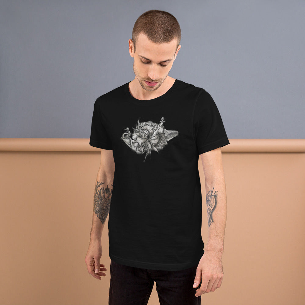 Triple Wave artwork by Matty on Unisex t-shirt