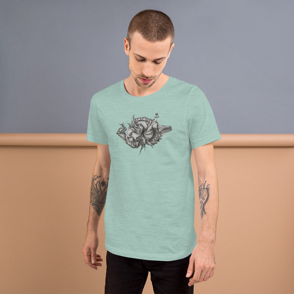 Triple Wave artwork by Matty on Unisex t-shirt