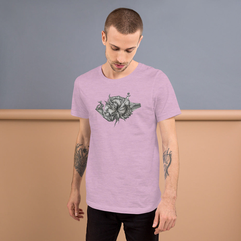 Triple Wave artwork by Matty on Unisex t-shirt